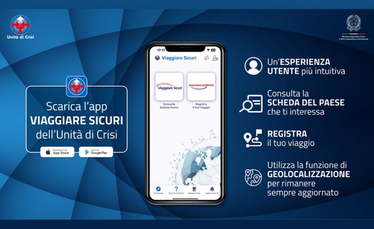 Go to the page https://www.viaggiaresicuri.it/download-app